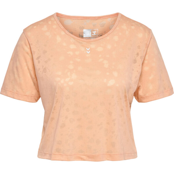 hmlMT IRIS BURNOUT CROP T-SHIRT