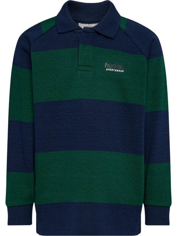 hmlJR LOOSE STRIPED POLO L/S