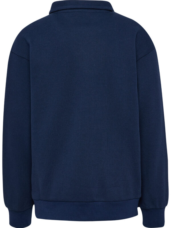 Loose Pique Polo Sweatshirt