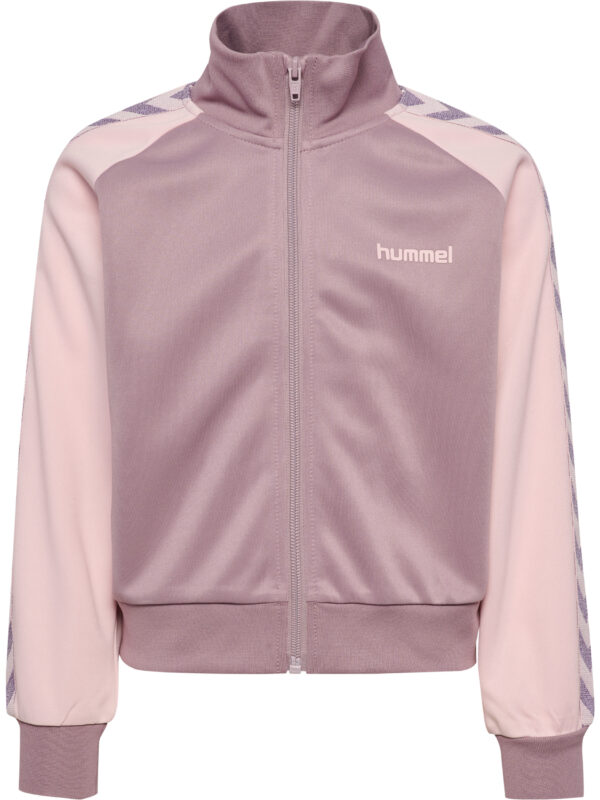 hmlJR REG POLY TAPE ZIP JACKET