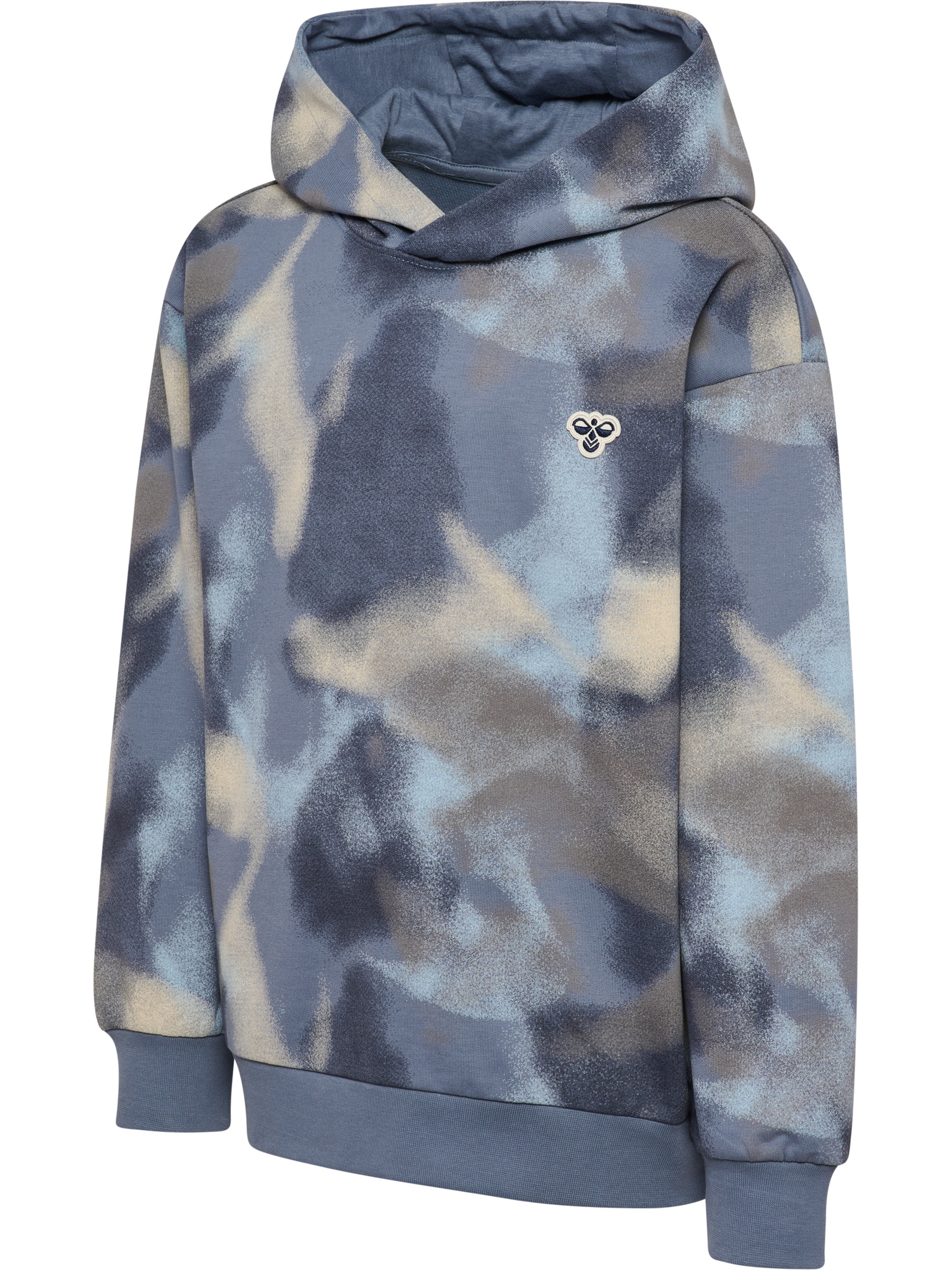 hmlJR LOOSE AOP HOODIE BEE – Bild 1