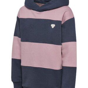 hmlJR LOOSE STRIPE HOODIE BEE – Bild 1