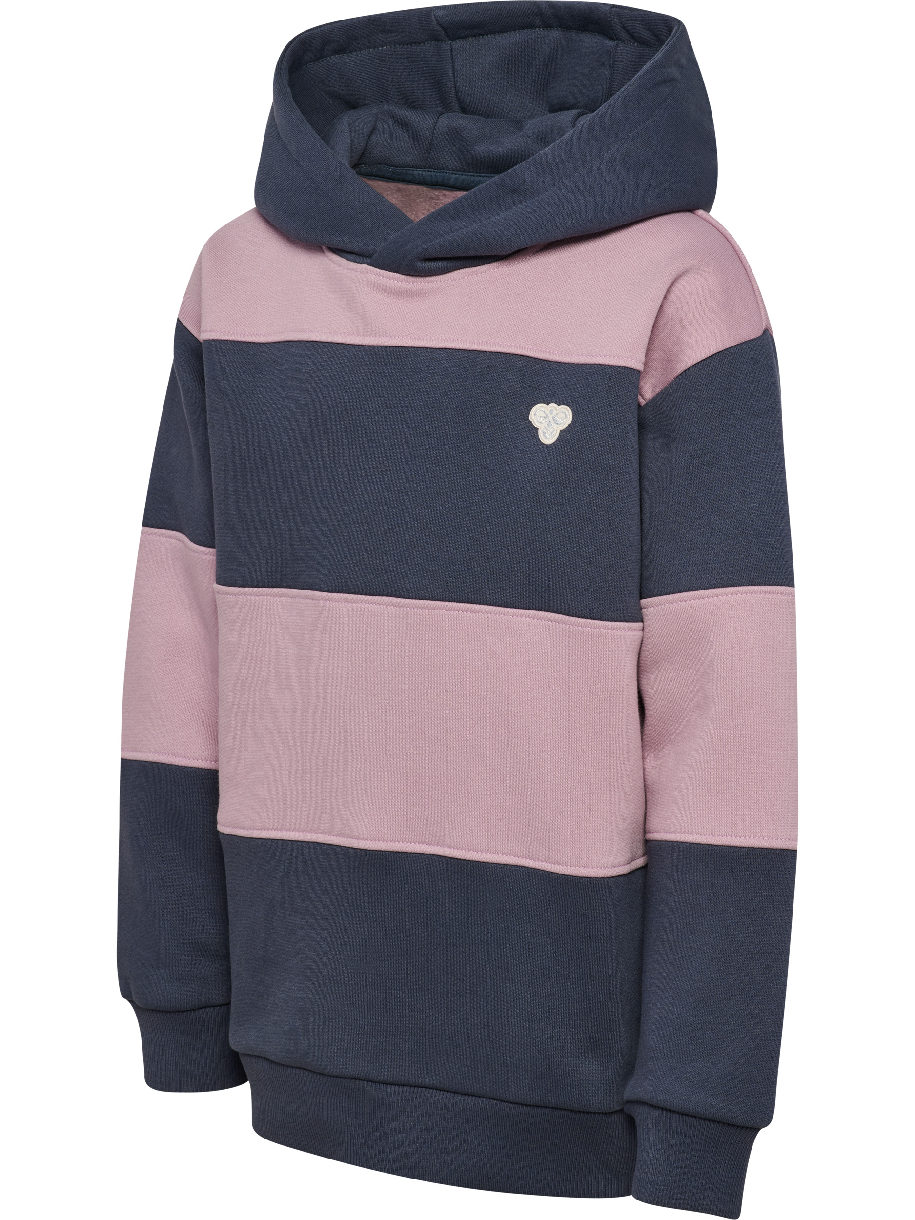 hmlJR LOOSE STRIPE HOODIE BEE – Bild 1