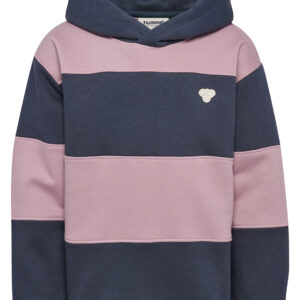 hmlJR LOOSE STRIPE HOODIE BEE – Bild 3