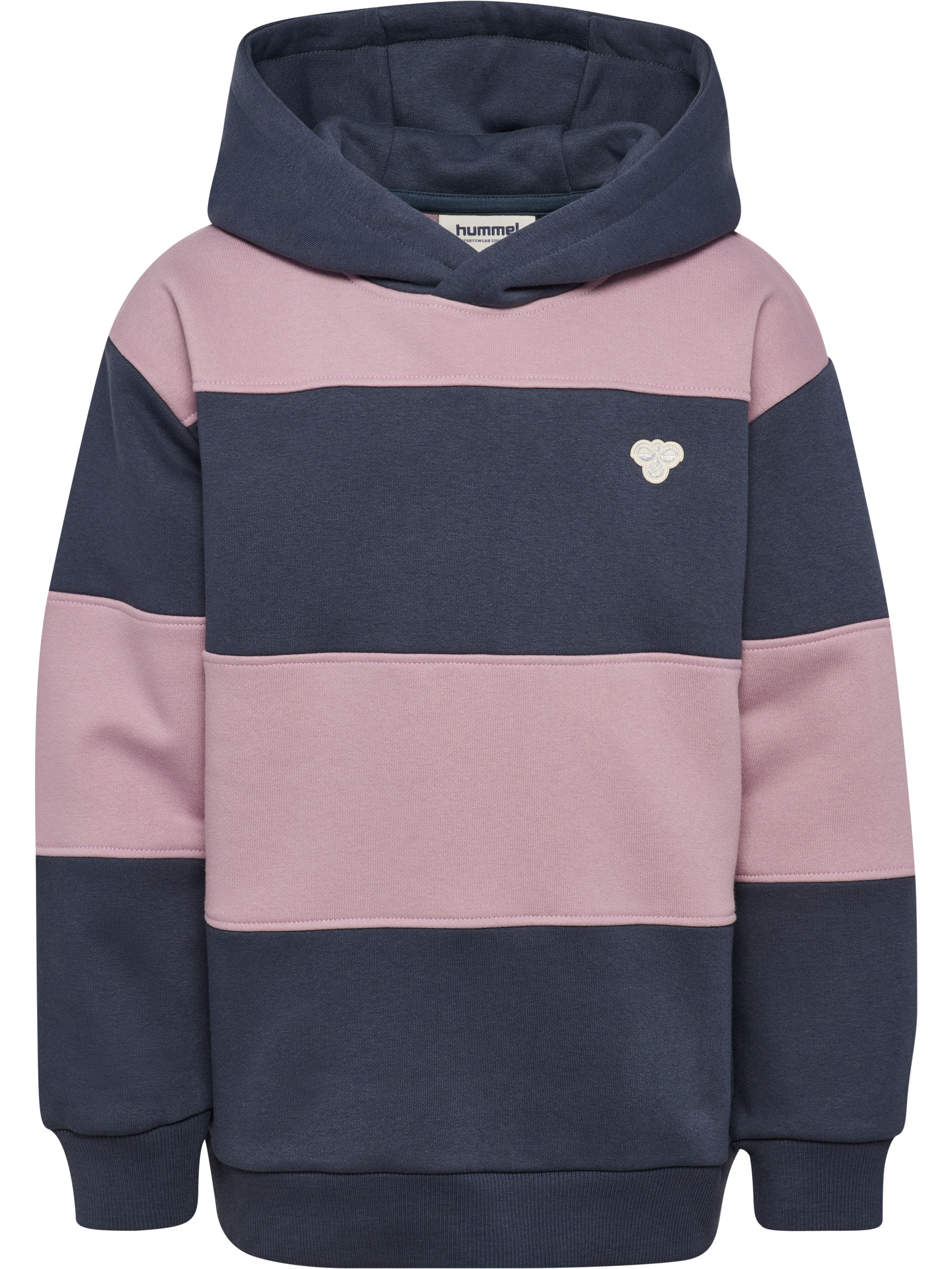 hmlJR LOOSE STRIPE HOODIE BEE – Bild 3