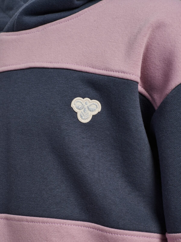 hmlJR LOOSE STRIPE HOODIE BEE