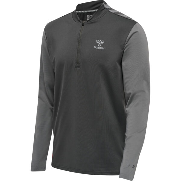hmlPRO GRID HALF ZIP TRAINING L/S