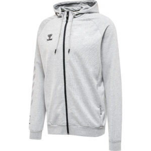Grid Cotton Zip Hoodie – Bild 5