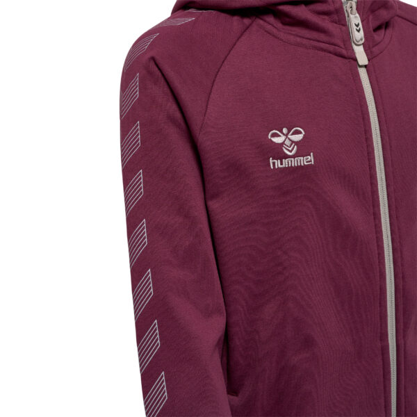 hmlMOVE GRID COTTON ZIP HOODIE KIDS