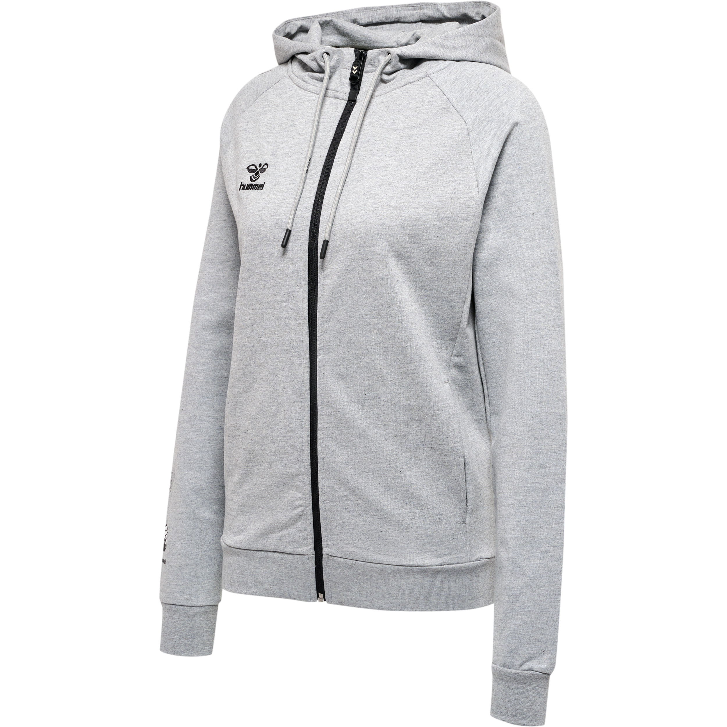 Grid Cotton Zip Hoodie Woma – Bild 5