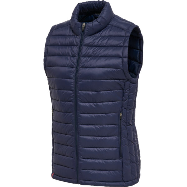 hmlRED QUILTED WAISTCOAT WOMAN
