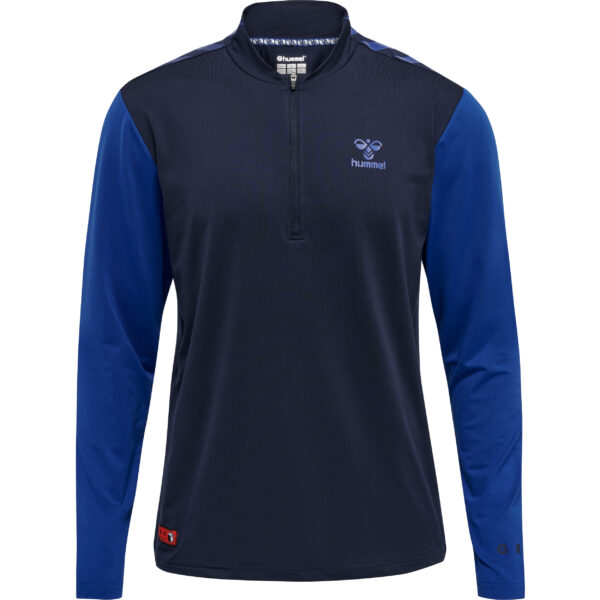 hmlPRO GRID HALF ZIP TRAINING L/S