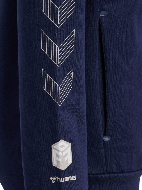 hmlMOVE GRID COTTON ZIP HOODIE KIDS