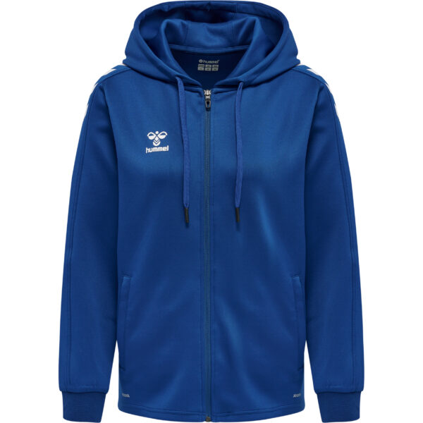 hmlCORE XK POLY ZIP HOOD SWEAT WOMA