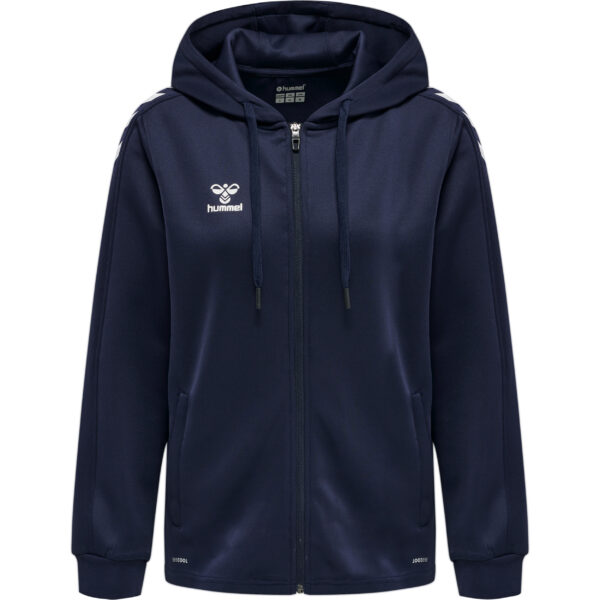 hmlCORE XK POLY ZIP HOOD SWEAT WOMA