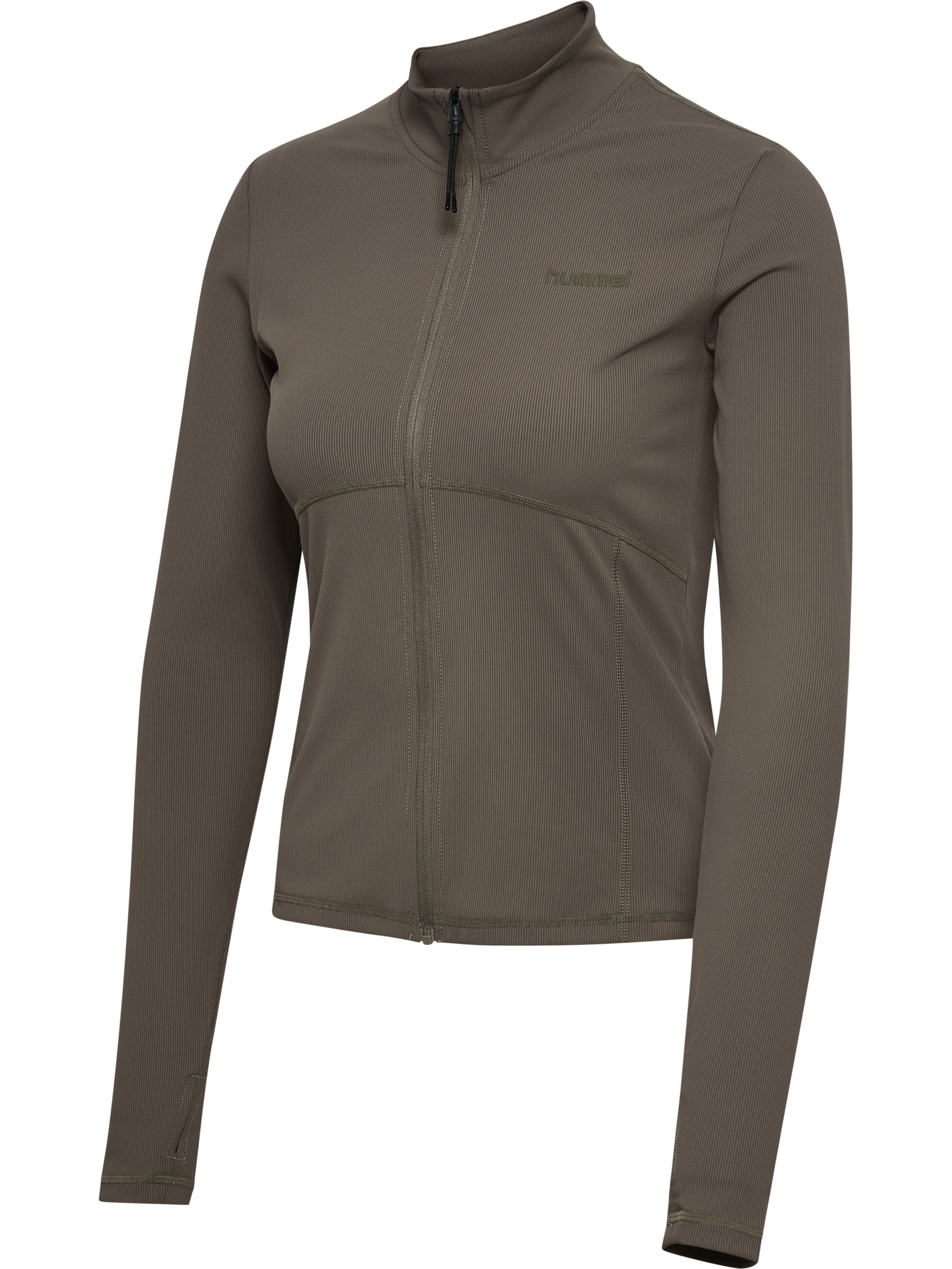 hmlPRIMA W RIB ZIP BLOUSE – Bild 1