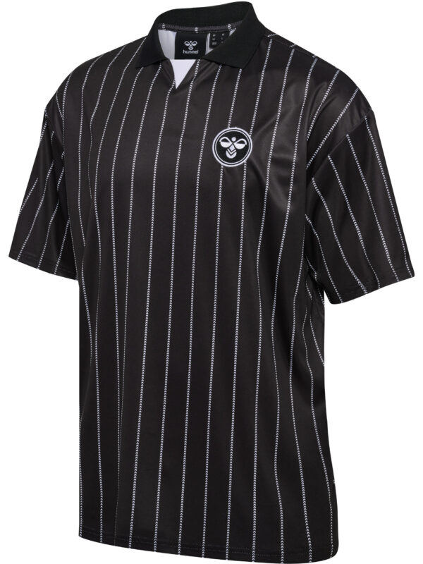 Chevron Pinstripe Polo Shirt