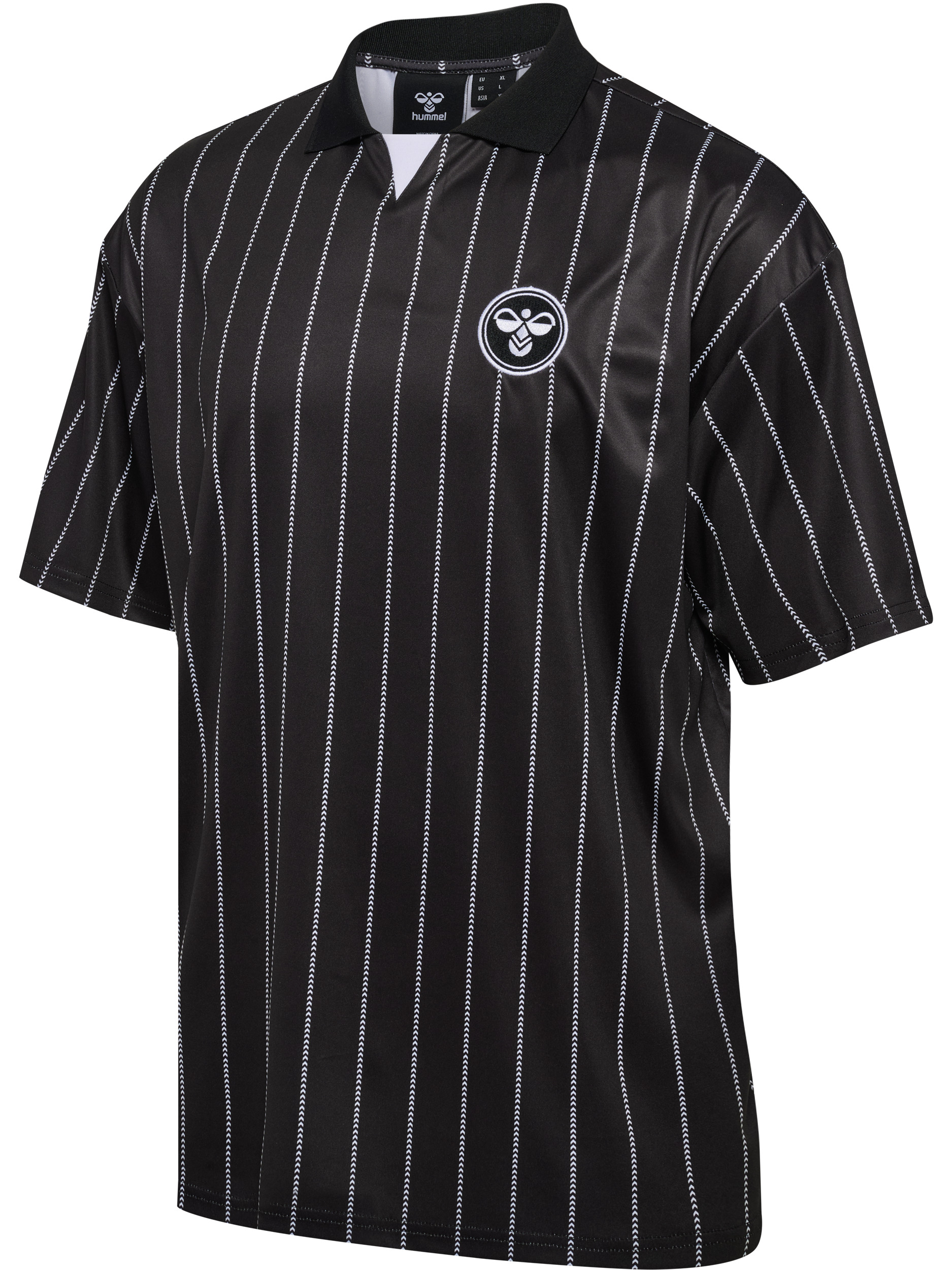 Chevron Pinstripe Polo Shirt – Bild 1
